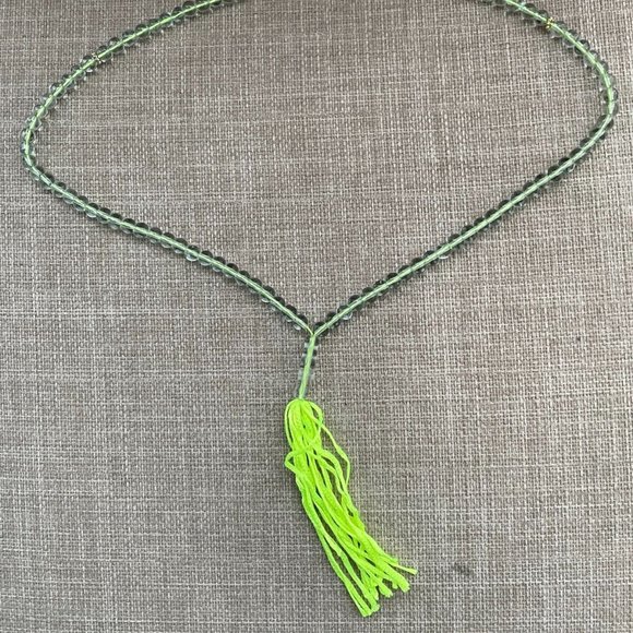 Prayer Tasbeeh Neon Green Tone Pray Beads Religious Muslim Beads - Picture 4 of 5